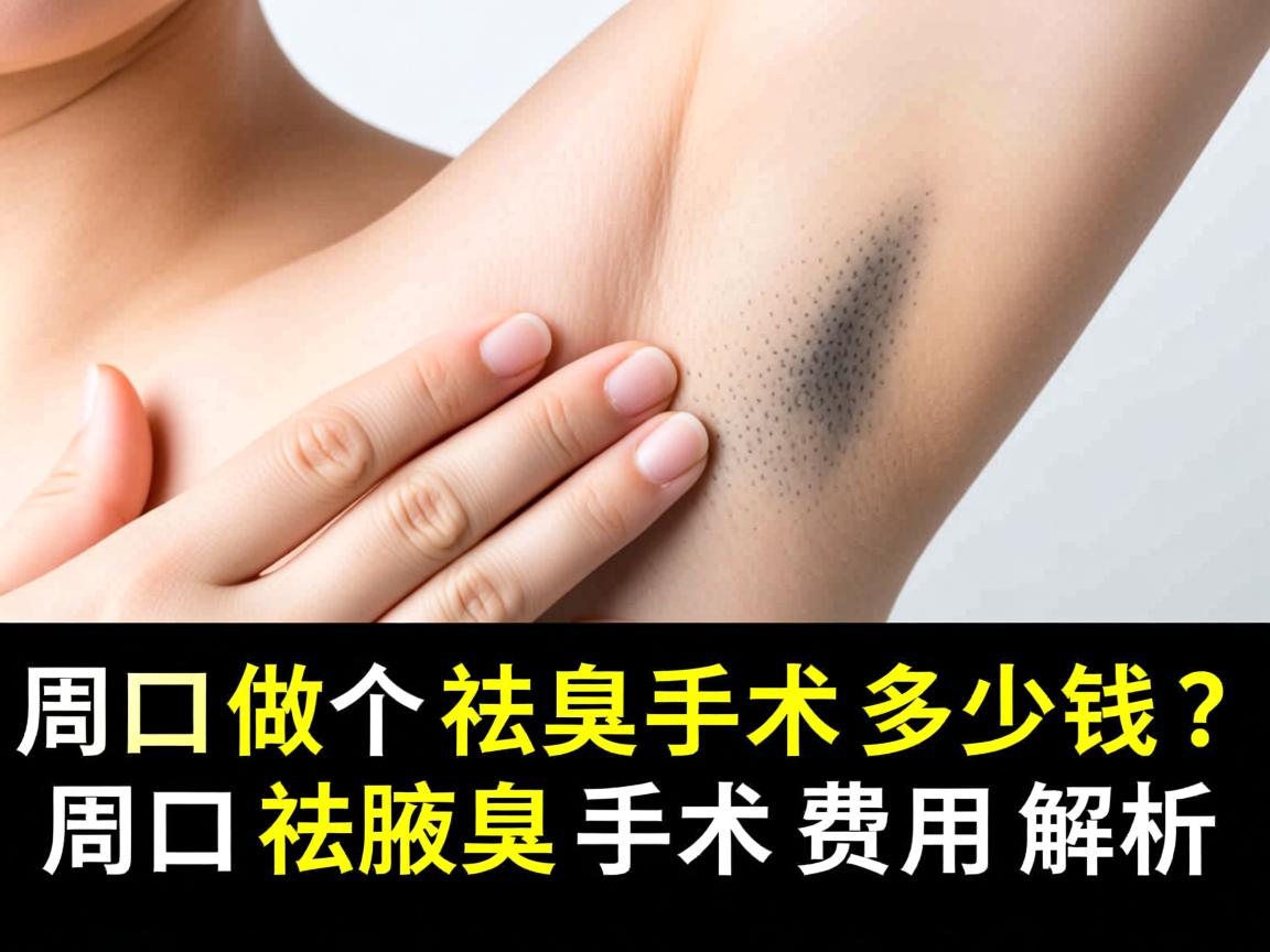 周口做个祛腋臭手术多少钱？周口祛腋臭手术费用解析