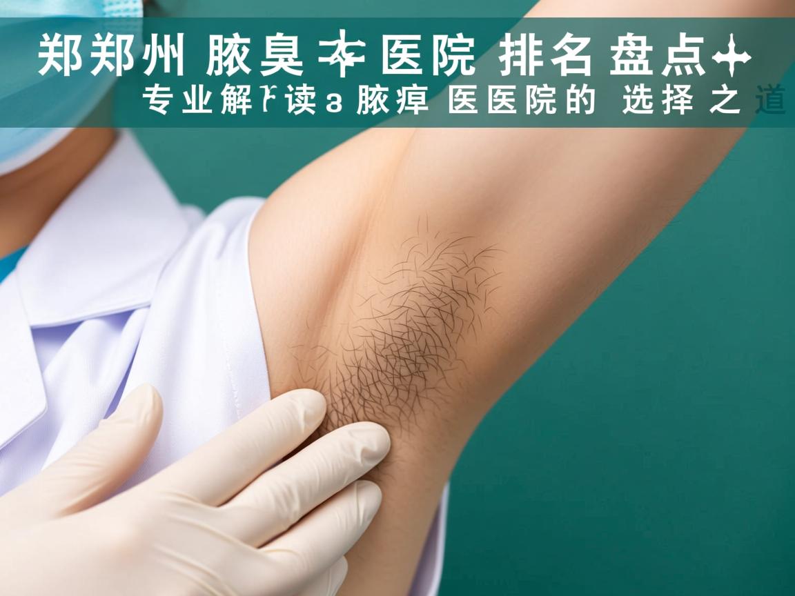 郑州腋臭医院排名盘点,专业解读腋臭医院的选择之道 郑州腋臭医院排名盘点,专业解读腋臭医院的选择之道