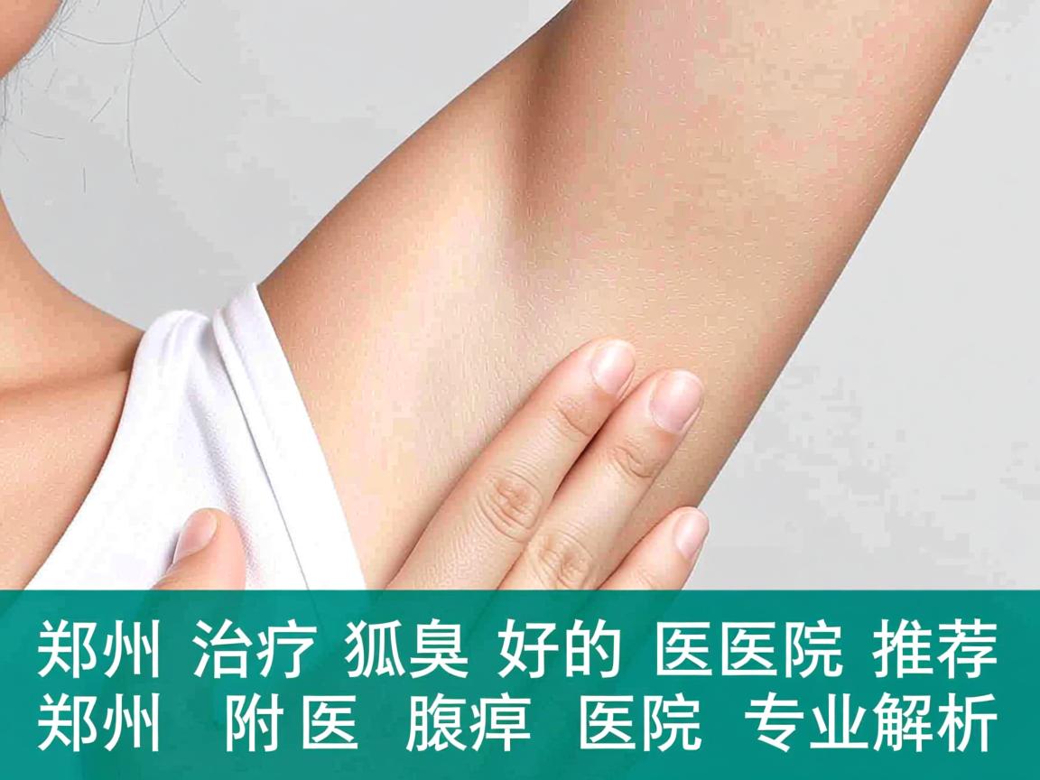 郑州治疗狐臭好的医院推荐，郑州附医腋臭医院专业解析