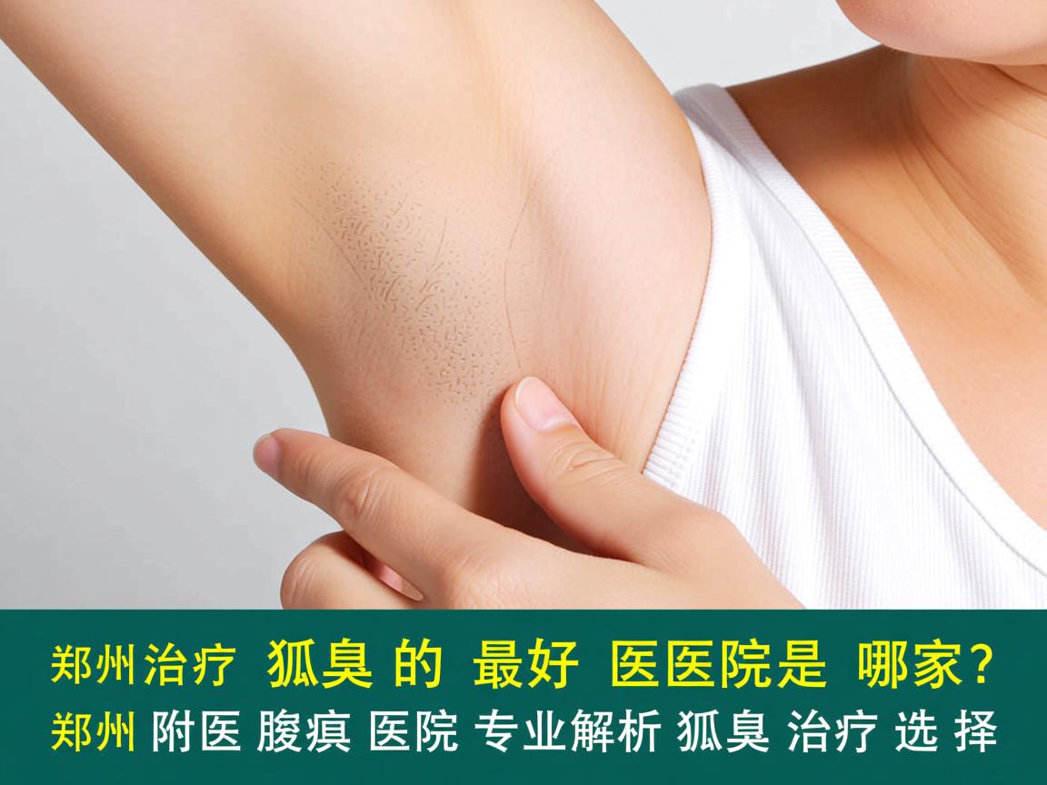 郑州治疗狐臭的最好医院是哪家？郑州附医腋臭医院专业解析狐臭治疗选择