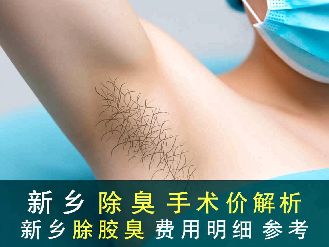 新乡除腋臭手术价格解析，新乡除腋臭费用明细参考