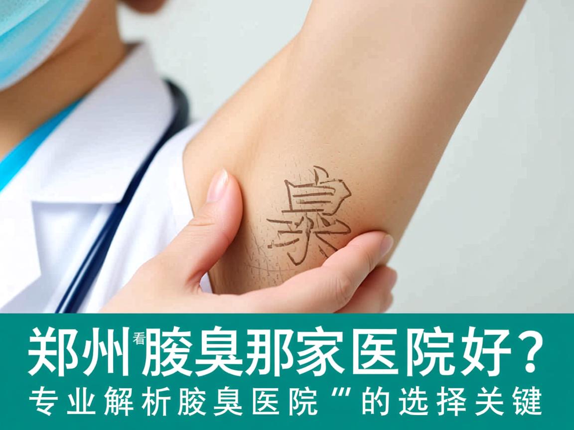 郑州看腋臭那家医院好?专业解析郑州腋臭医院的选择关键 郑州看腋臭那家医院好?专业解析郑州腋臭医院的选择关键