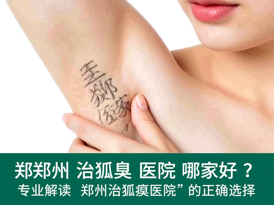 郑州治狐臭医院哪家好？专业解读郑州治狐臭医院的正确选择