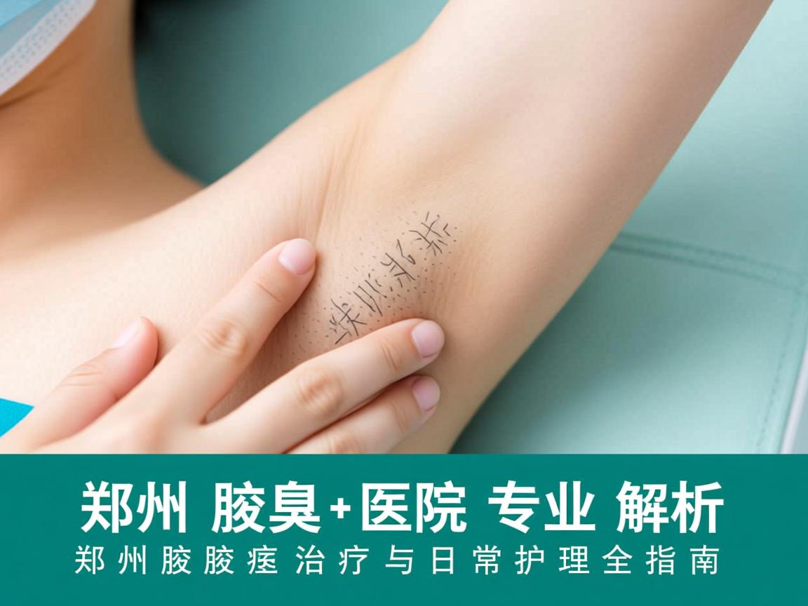 郑州腋臭医院专业解析，郑州腋臭治疗与日常护理全指南