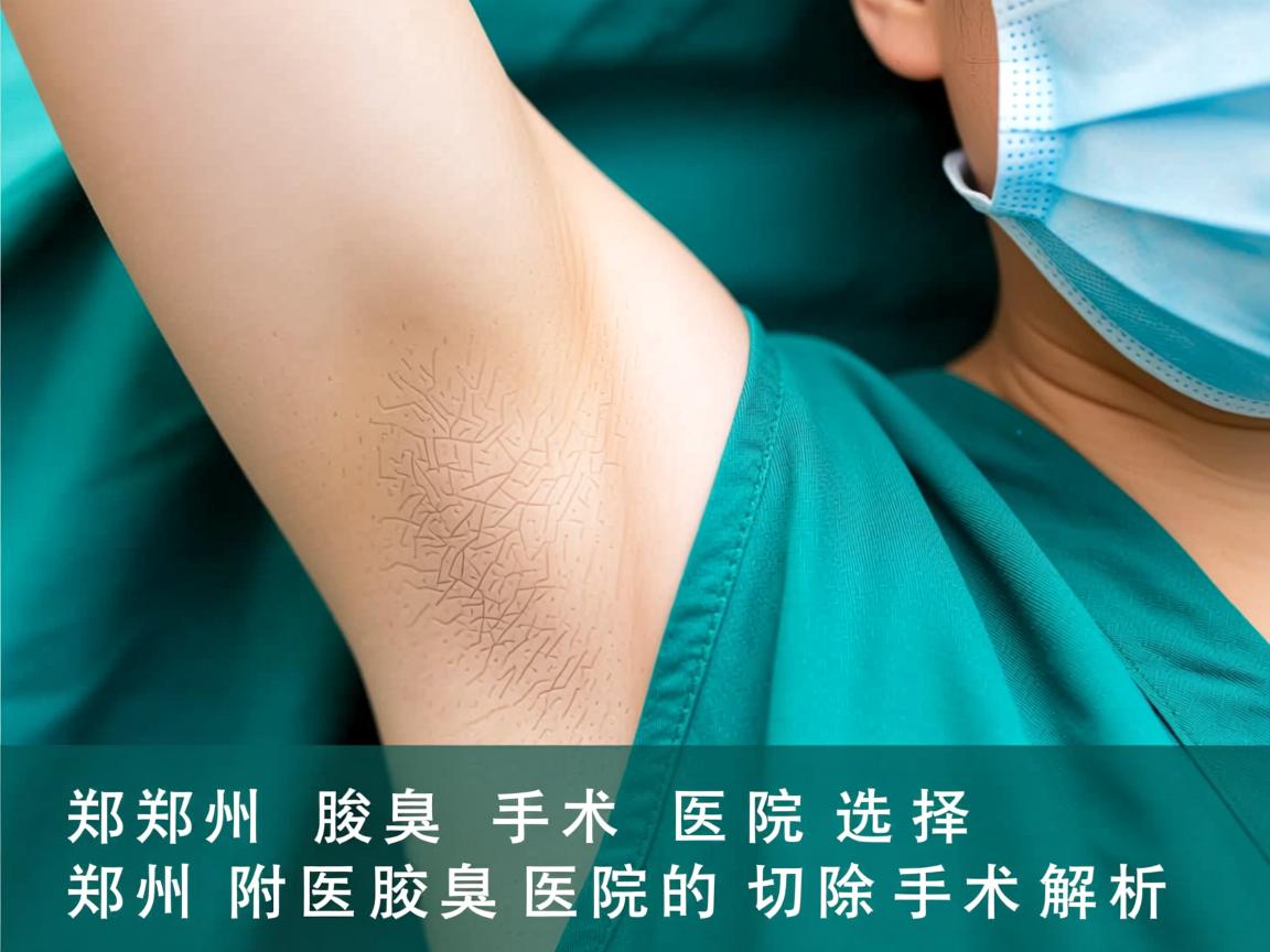 郑州腋臭手术医院选择，郑州附医腋臭医院的切除手术解析