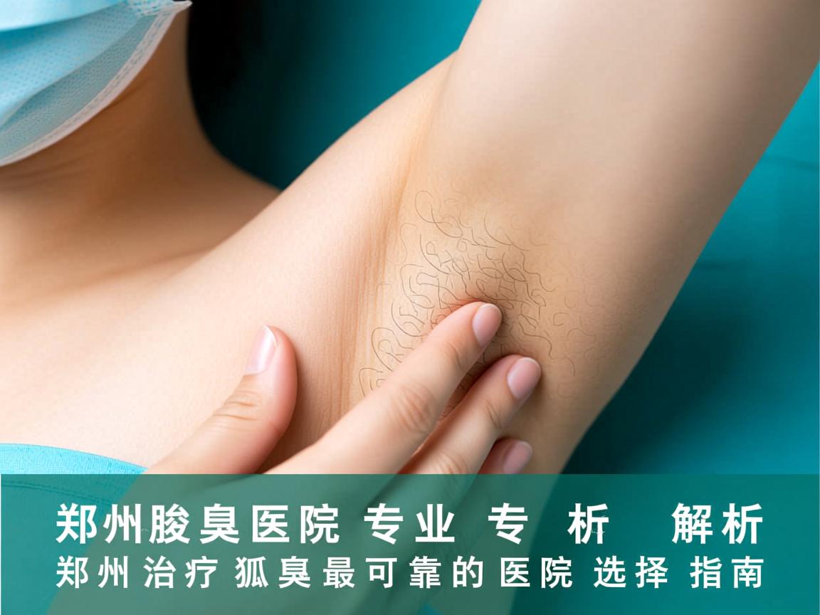郑州腋臭医院专业解析，郑州治疗狐臭最可靠的医院选择指南