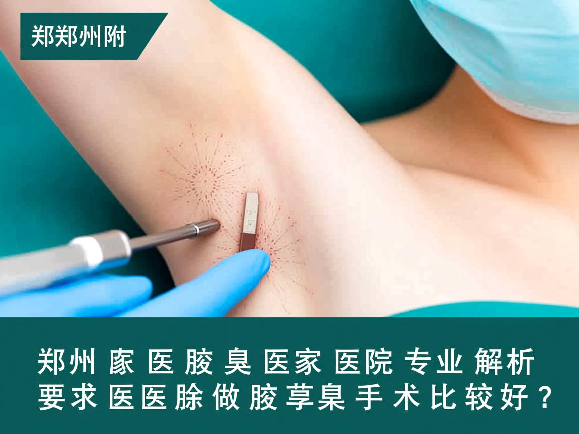 郑州附医腋臭医院专业解析,郑州哪家医院做去除腋臭手术比较好? 郑州附医腋臭医院专业解析,郑州哪家医院做去除腋臭手术比较好?