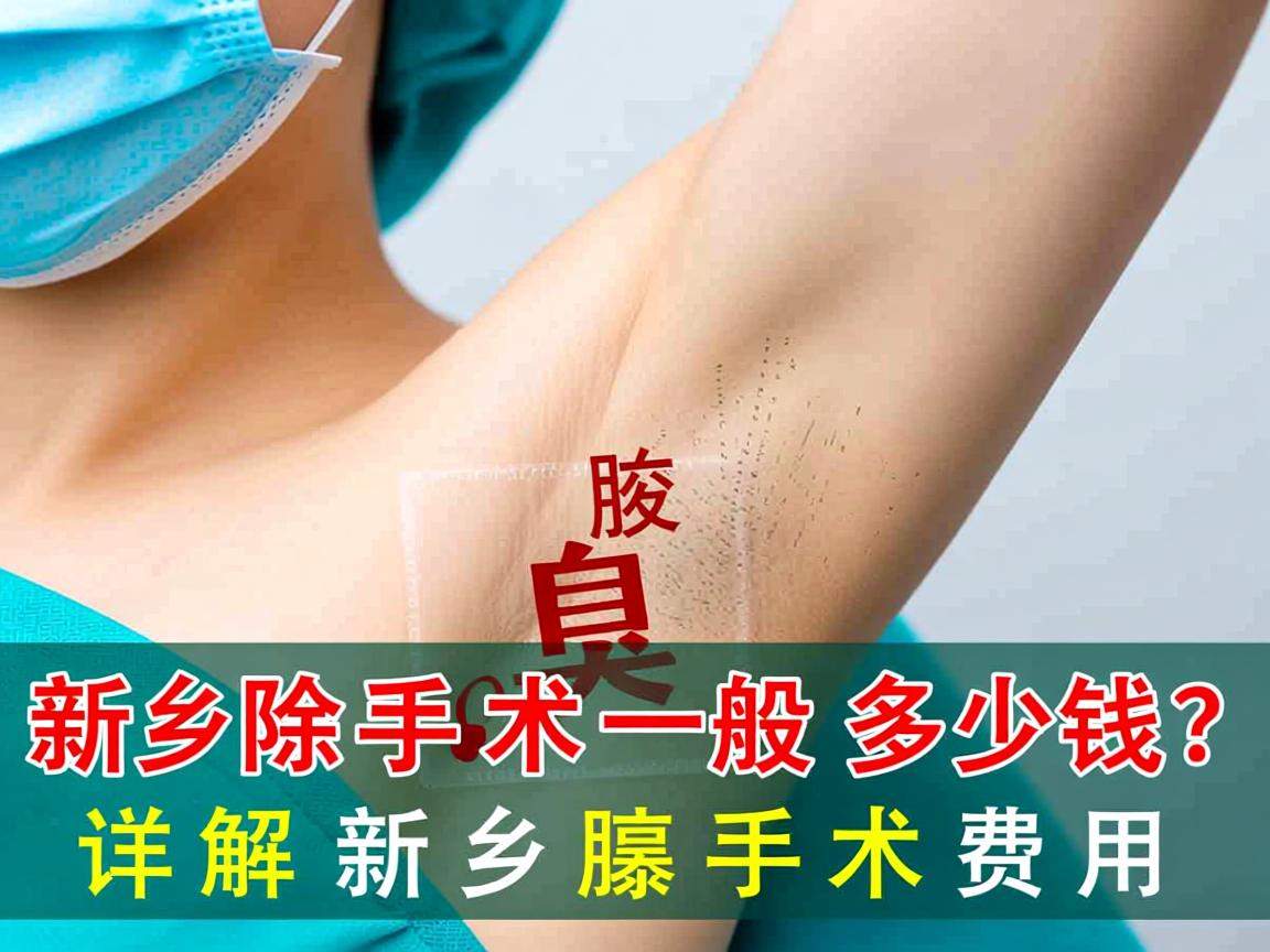 新乡除腋臭手术一般多少钱?详解新乡腋臭手术费用 新乡除腋臭手术一般多少钱?详解新乡腋臭手术费用