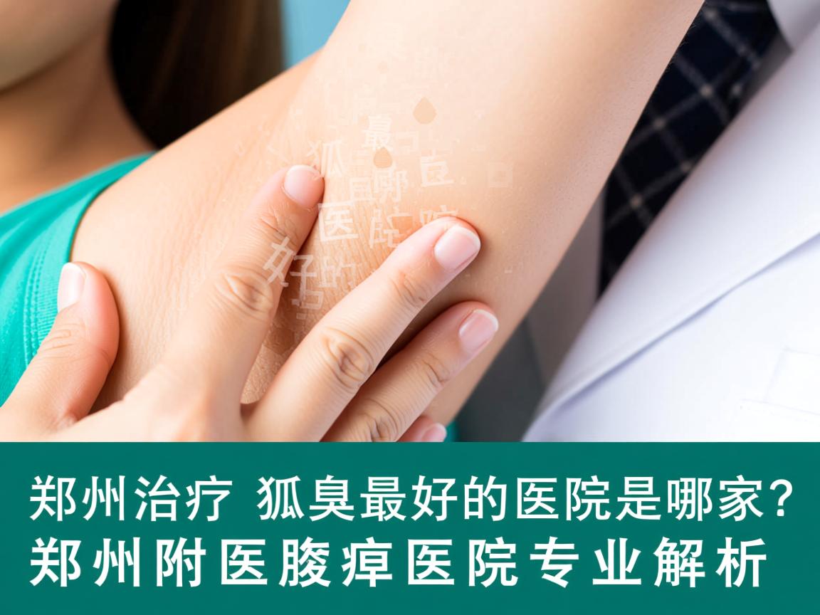 郑州治疗狐臭最好的医院是哪家？郑州附医腋臭医院专业解析