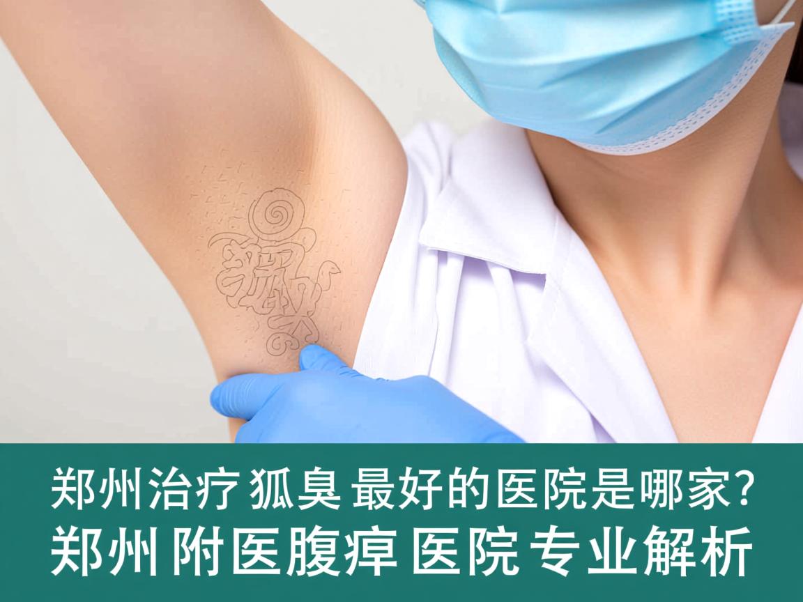 郑州治疗狐臭最好的医院是哪家？郑州附医腋臭医院专业解析
