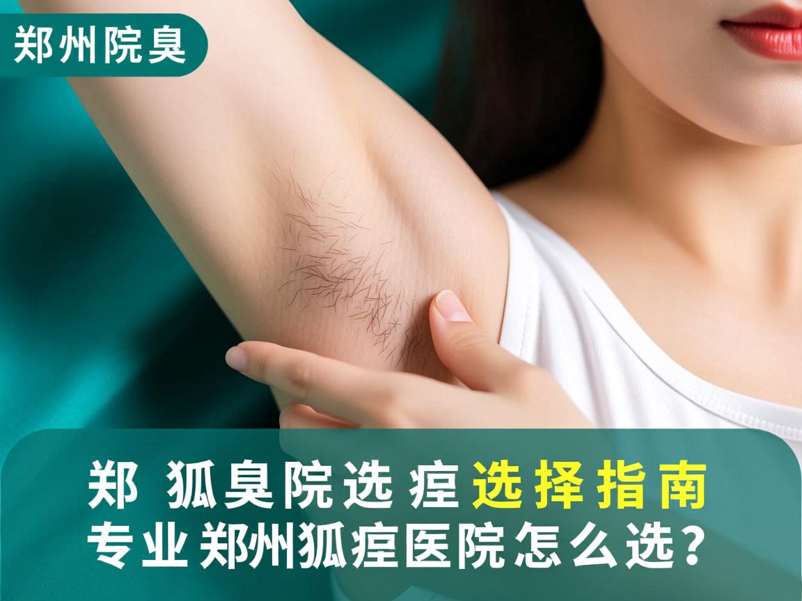 郑州狐臭医院选择指南，专业郑州狐臭医院怎么选？