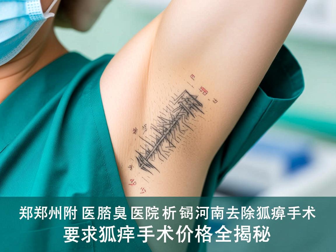 郑州附医腋臭医院解析，河南去除狐臭手术最低多少钱，狐臭手术价格全揭秘