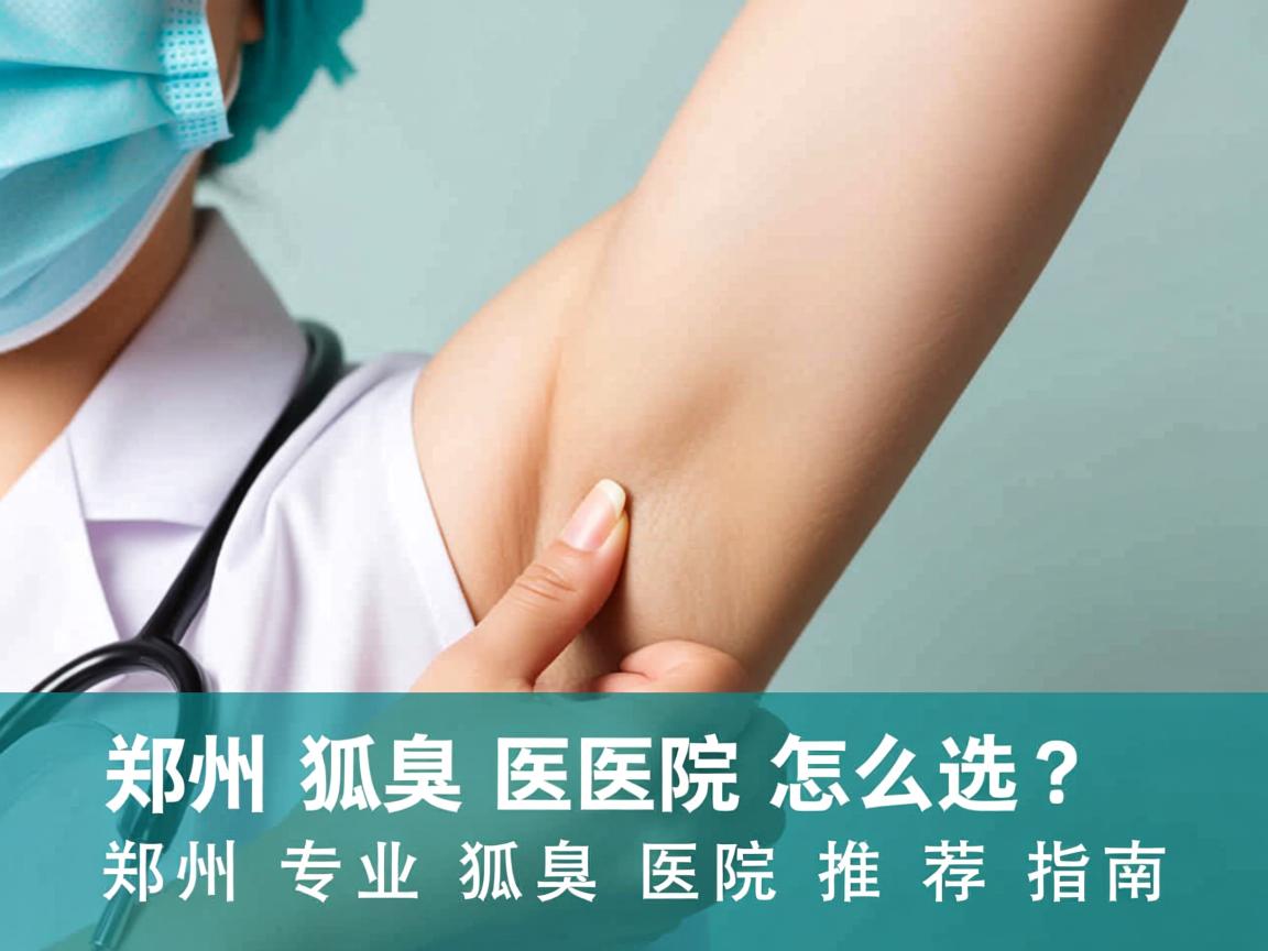 郑州狐臭医院怎么选？郑州专业狐臭医院推荐指南