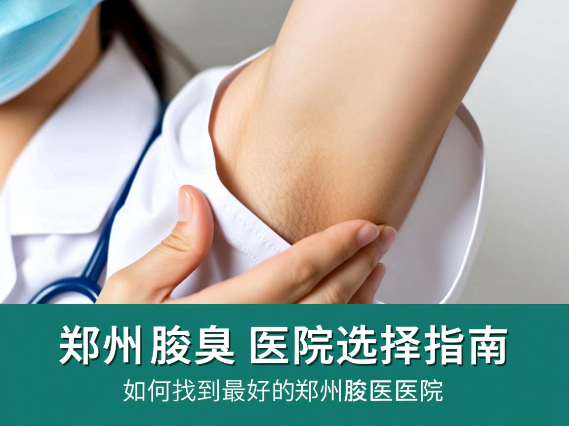 郑州腋臭医院选择指南，如何找到最好的郑州腋臭医院
