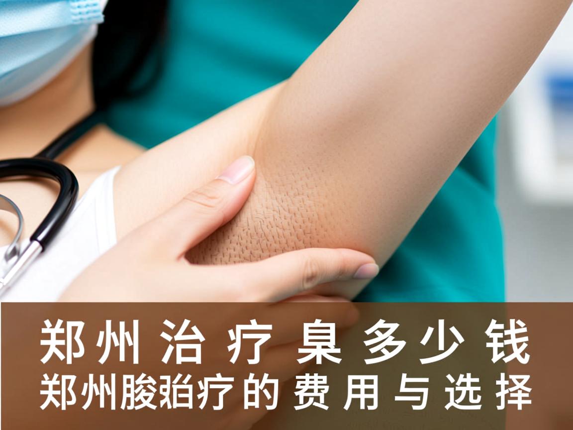 郑州腋臭治疗多少钱，深度解析郑州腋臭治疗的费用与选择
