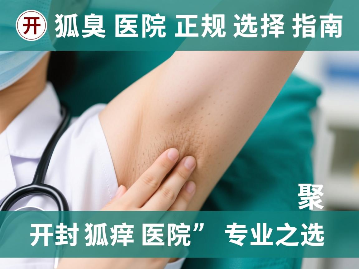 开封狐臭医院正规选择指南，聚焦开封狐臭医院的专业之选
