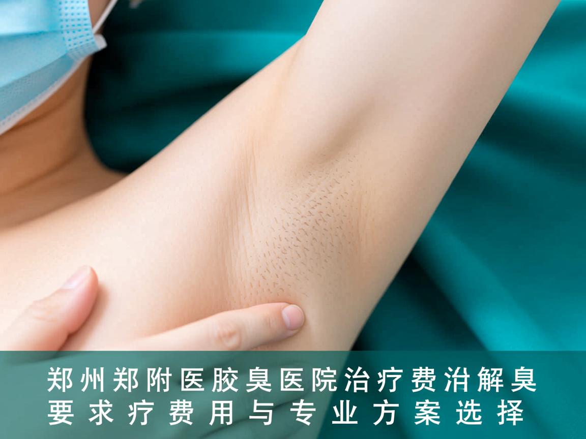郑州附医腋臭医院治疗费用解析，腋臭治疗费用与专业方案选择