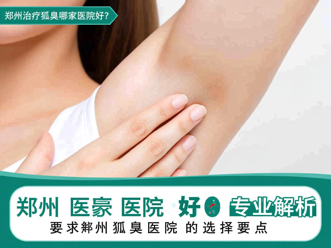 郑州治疗狐臭哪家医院好?专业解析郑州狐臭医院的选择要点 郑州治疗狐臭哪家医院好?专业解析郑州狐臭医院的选择要点