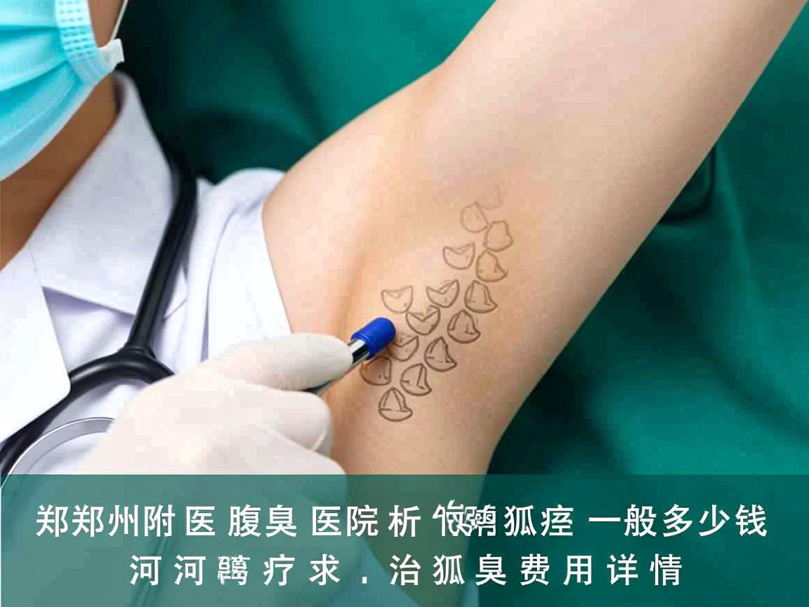 郑州附医腋臭医院解析，河南治狐臭一般多少钱，治狐臭费用详情