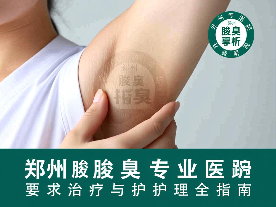 郑州腋臭医院专业解析，郑州腋臭医院的治疗与护理全指南