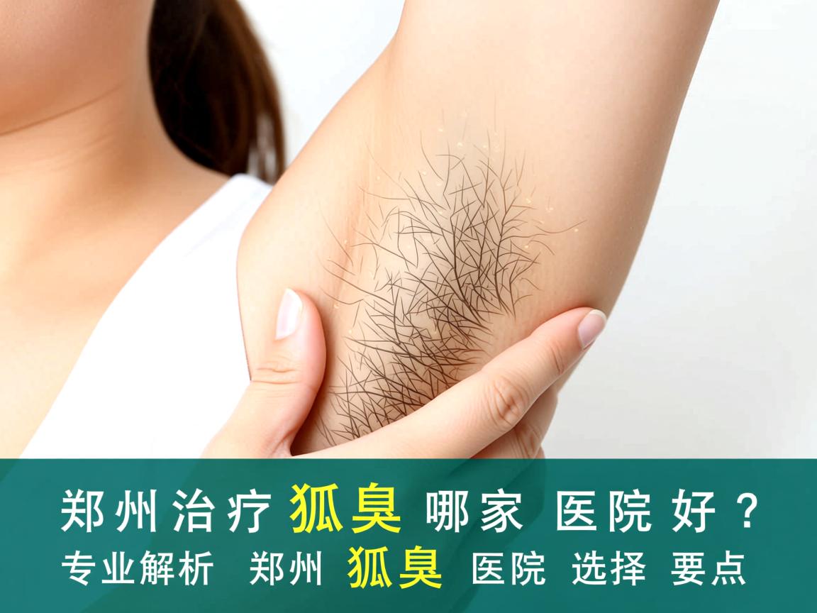 郑州治疗狐臭哪家医院好？专业解析郑州狐臭医院选择要点