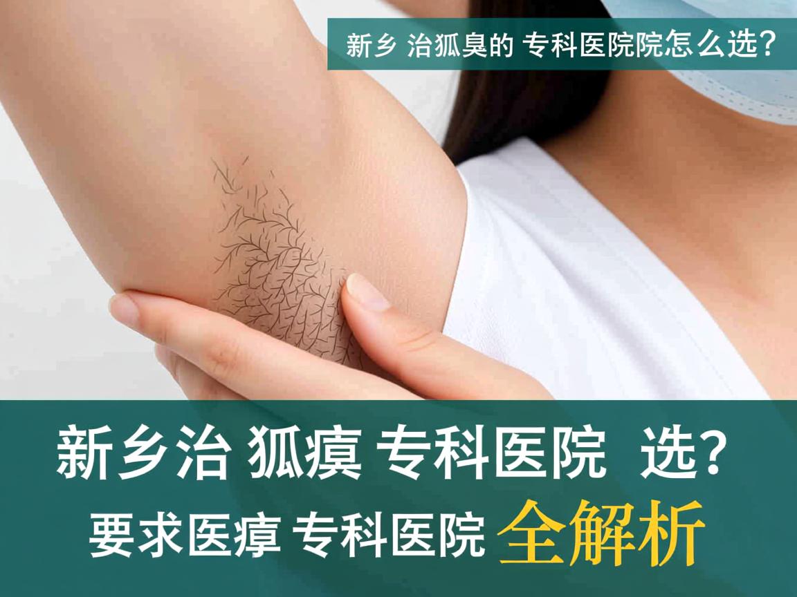 新乡治狐臭的专科医院怎么选？新乡狐臭专科医院全解析