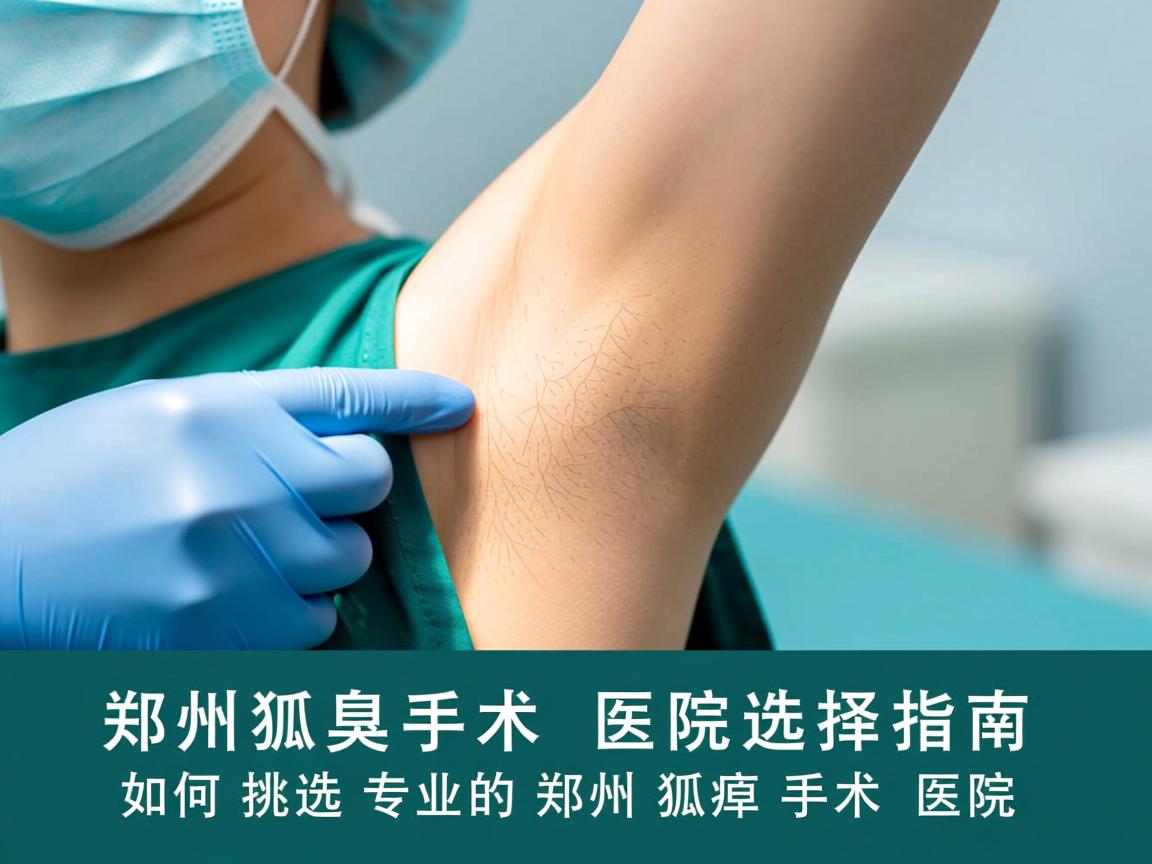 郑州狐臭手术医院选择指南，如何挑选专业的郑州狐臭手术医院