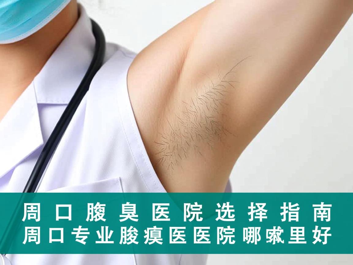 周口腋臭医院专业选择指南，周口专业腋臭医院哪里好
