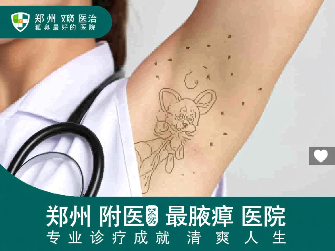 郑州治狐臭最好的医院，郑州附医腋臭医院，专业诊疗成就清爽人生