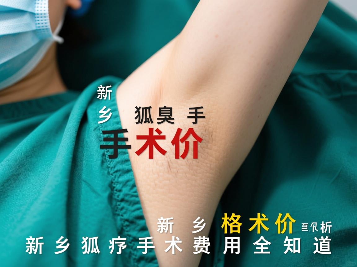 新乡狐臭手术价格解析，新乡狐臭手术费用全知道