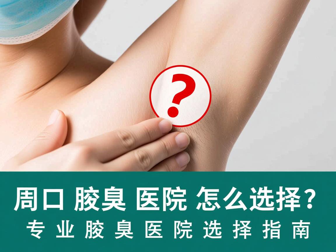 周口腋臭医院怎么选？专业腋臭医院选择指南