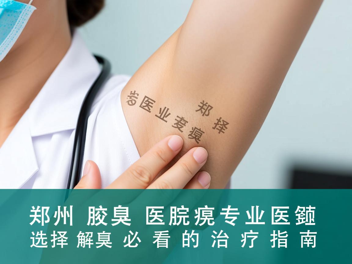郑州腋臭医院专业解读,选择郑州腋臭医院必看的治疗指南 郑州腋臭医院专业解读,选择郑州腋臭医院必看的治疗指南