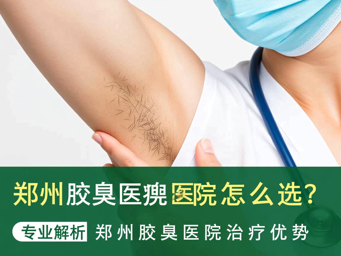 郑州腋臭医院怎么选？专业解析郑州腋臭医院治疗优势