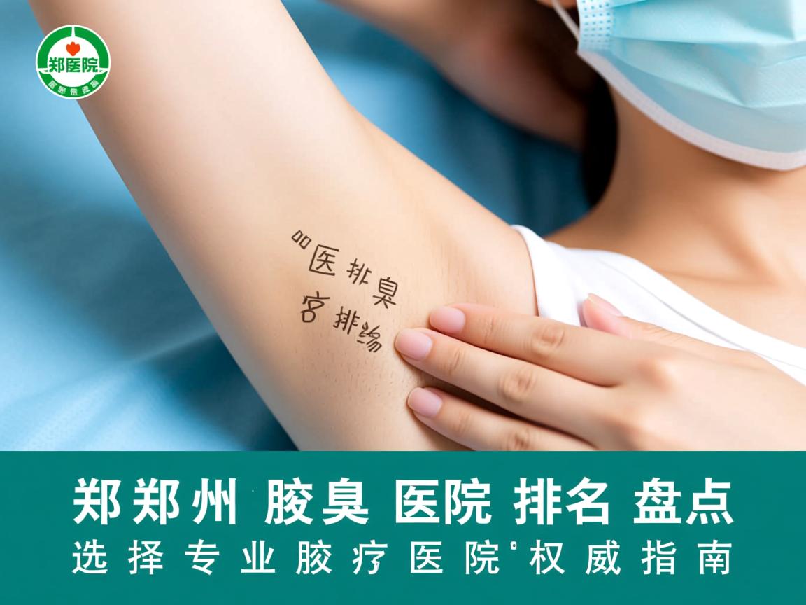 郑州腋臭医院排名盘点，选择专业腋臭医院的权威指南