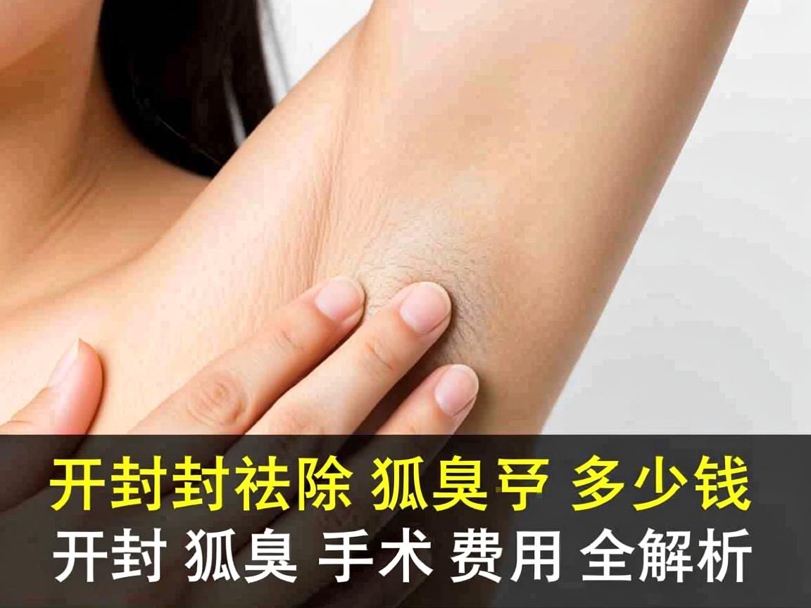 开封祛除狐臭多少钱，开封狐臭手术费用全解析