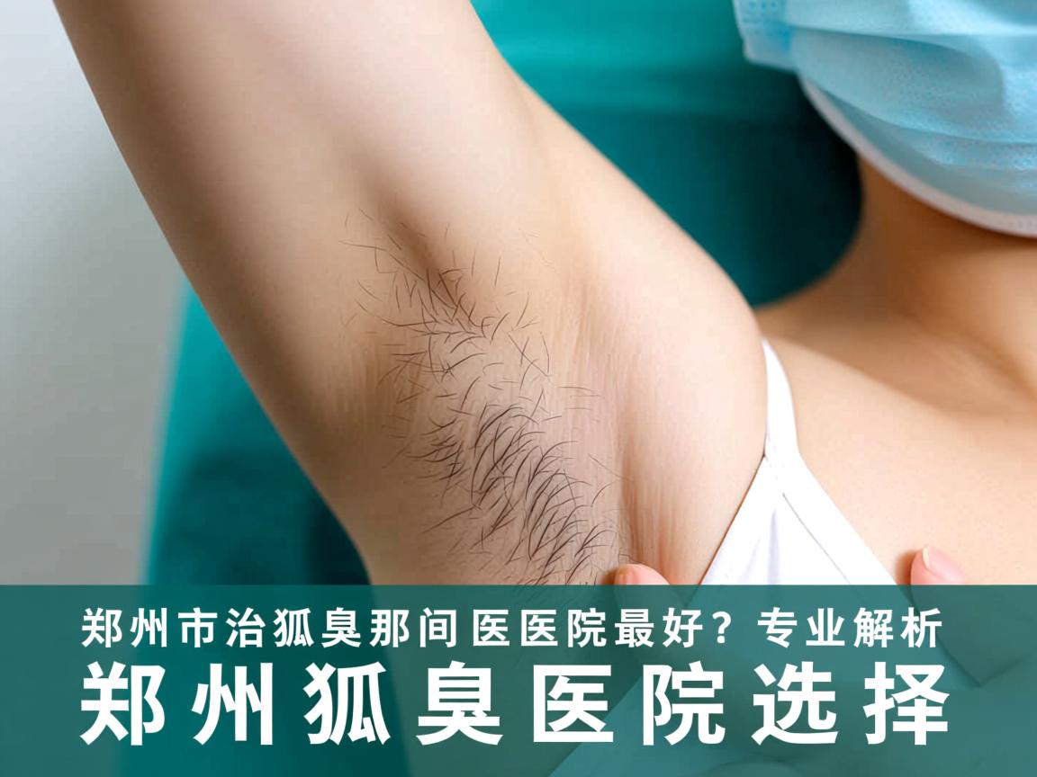 郑州市治狐臭那间医院最好？专业解析郑州狐臭医院选择