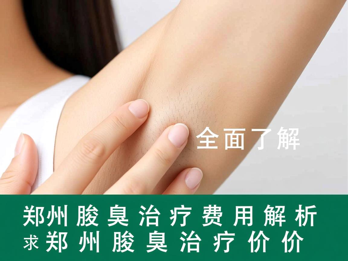 郑州腋臭治疗费用解析，全面了解郑州腋臭治疗价格