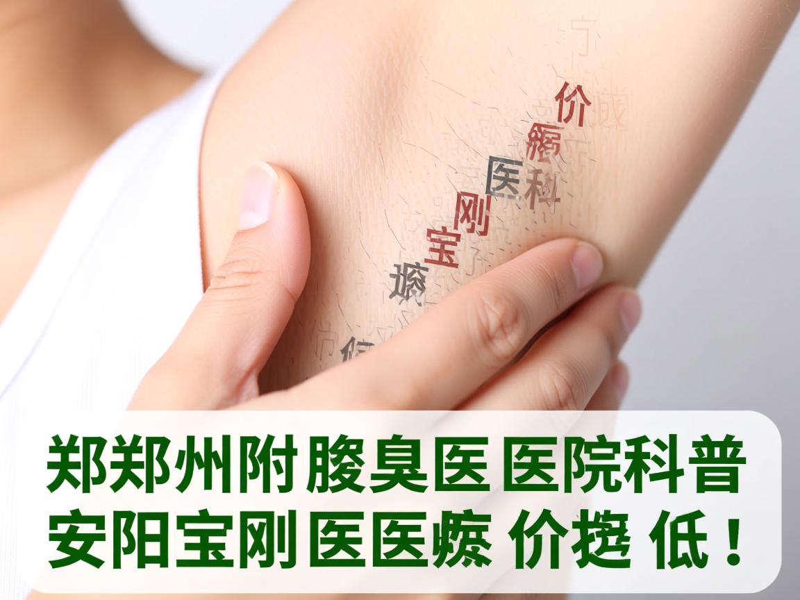 郑州附医腋臭医院科普，安阳宝刚医院腋臭价格低，背后原因与专业治疗选择解析