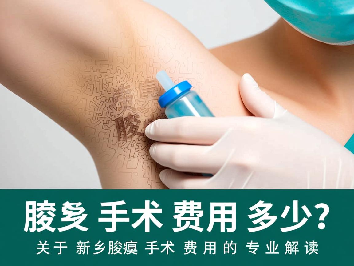 新乡腋臭手术费用多少？关于新乡腋臭手术费用的专业解读