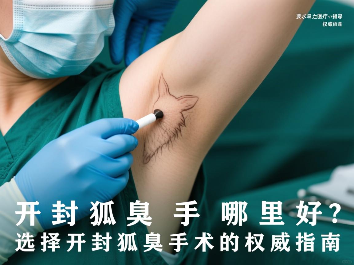 开封狐臭手术哪里好？选择开封狐臭手术的权威指南