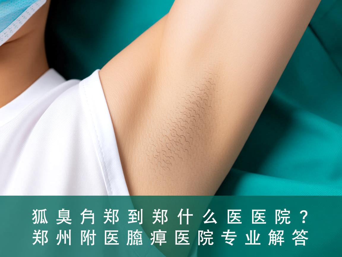 狐臭到郑州什么医院？郑州附医腋臭医院专业解答