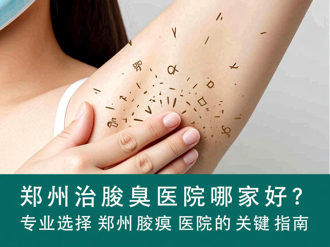 郑州治腋臭医院哪家好？专业选择郑州腋臭医院的关键指南