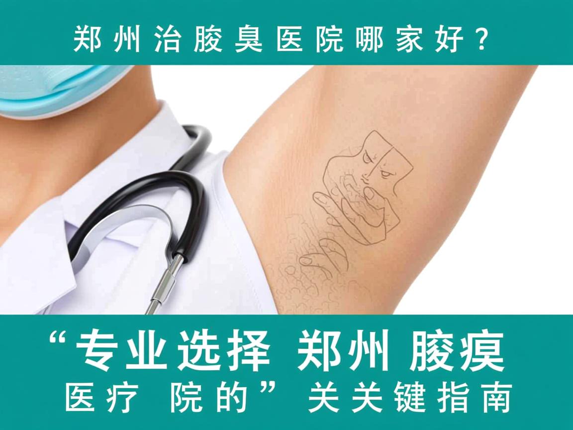 郑州治腋臭医院哪家好？专业选择郑州腋臭医院的关键指南