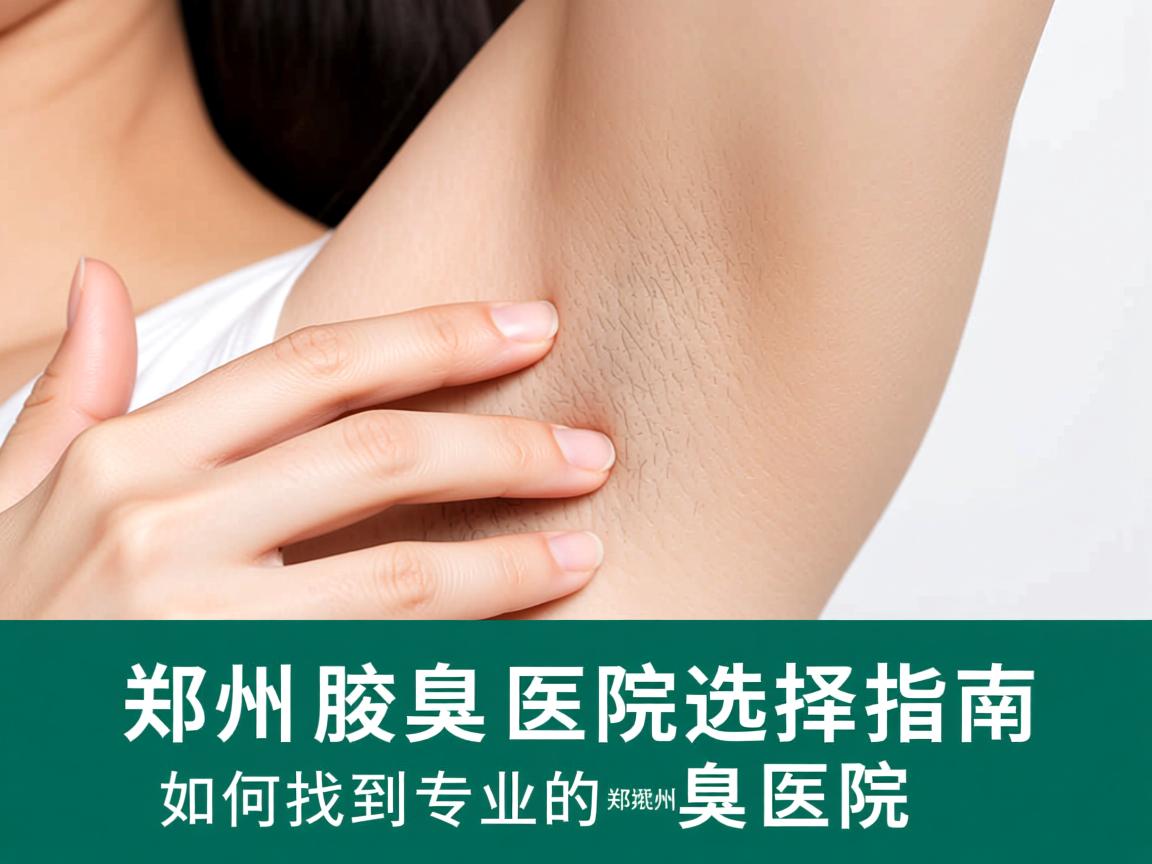 郑州腋臭医院选择指南，如何找到专业的郑州腋臭医院