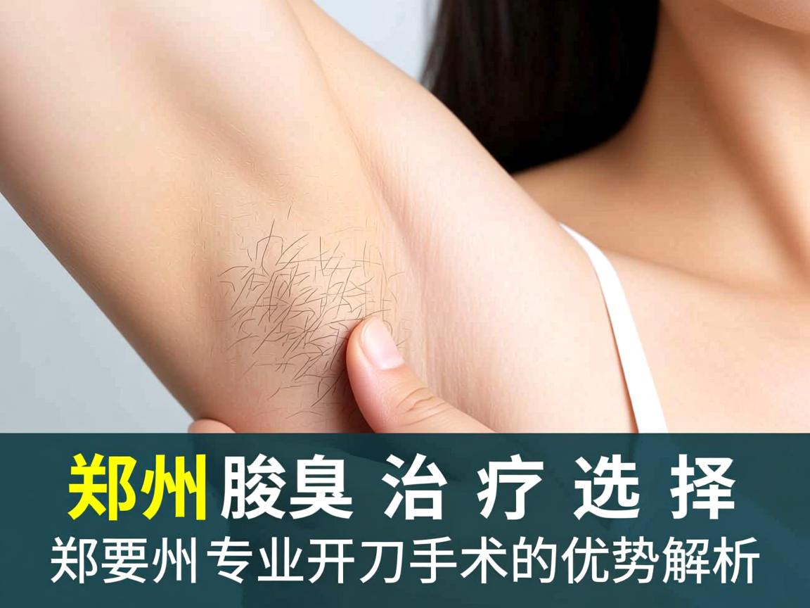 郑州腋臭治疗选择，郑州专业开刀手术的优势解析