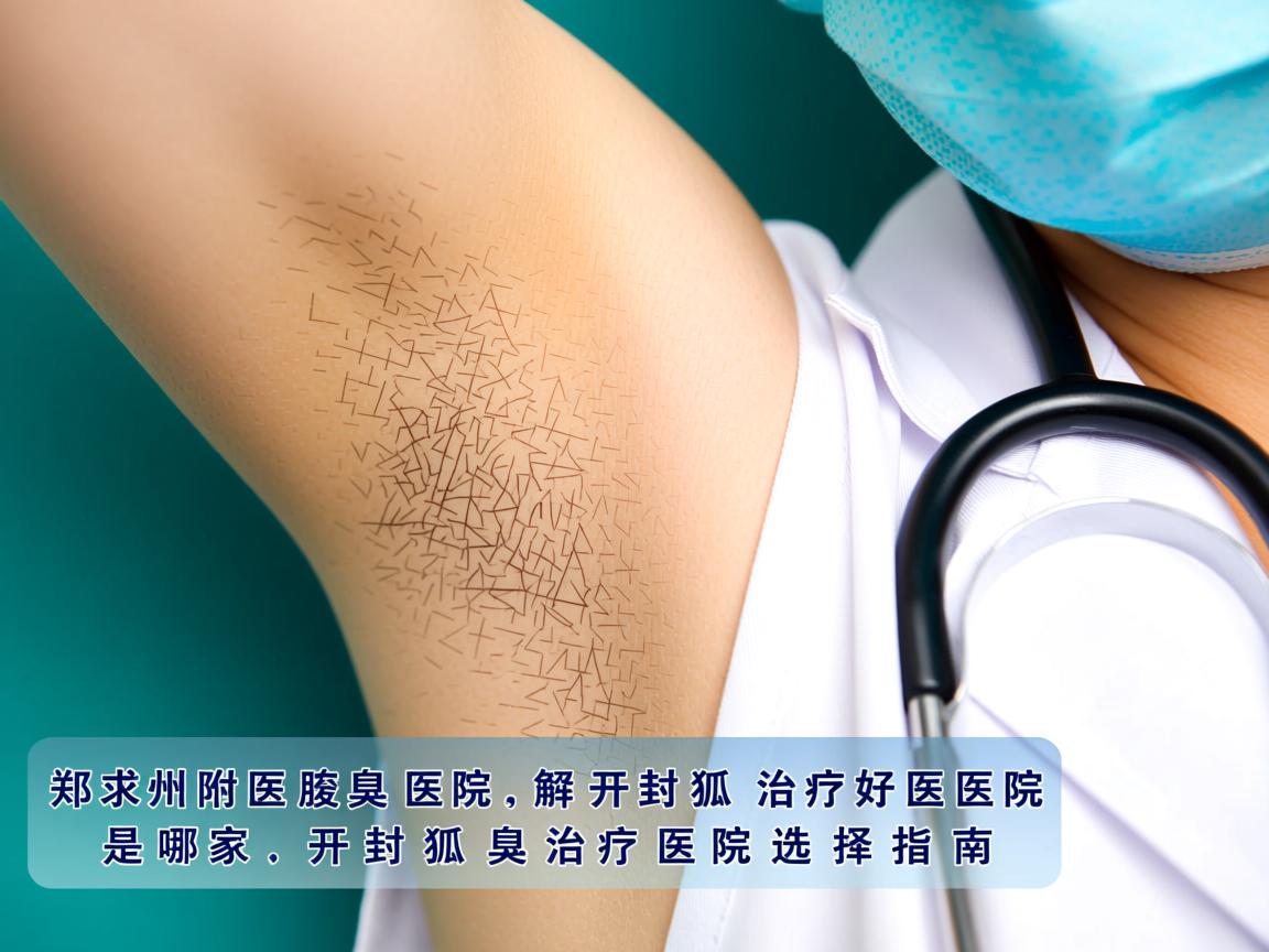 郑州附医腋臭医院解析，开封狐臭治疗好医院是哪家，开封狐臭治疗医院选择指南