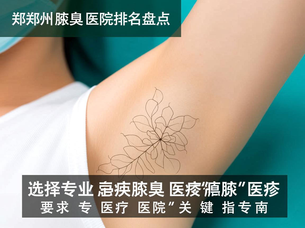 郑州腋臭医院排名盘点，选择专业腋臭医院的关键指南