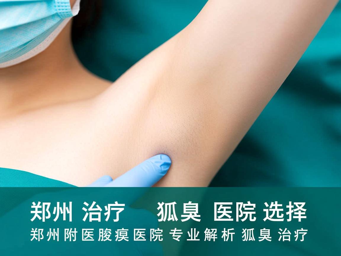 郑州治疗狐臭医院选择，郑州附医腋臭医院专业解析狐臭治疗