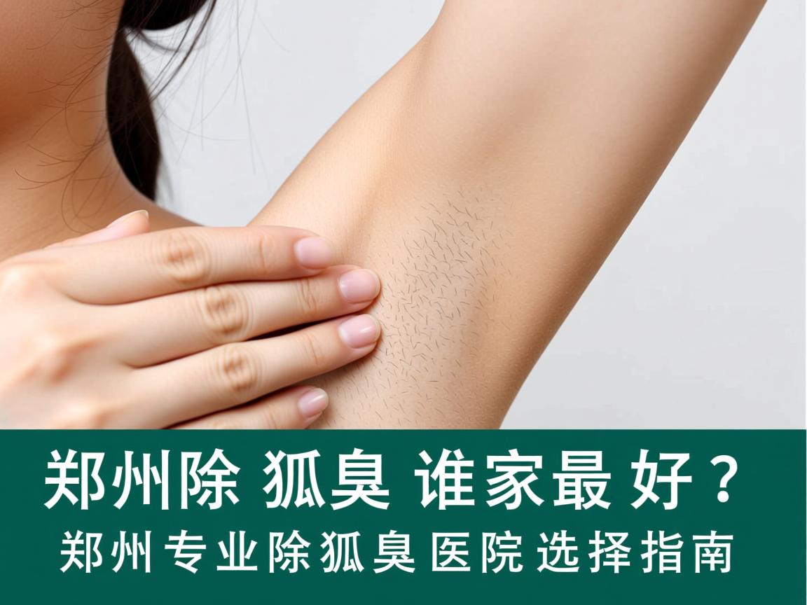 郑州除狐臭谁家最好？郑州专业除狐臭医院选择指南