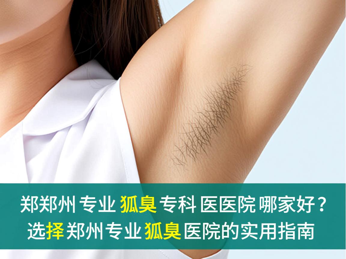 郑州专业狐臭专科医院哪家好？选择郑州专业狐臭医院的实用指南